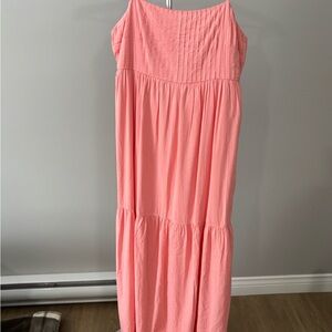 AE Pintuck Babydoll Maxi Dress